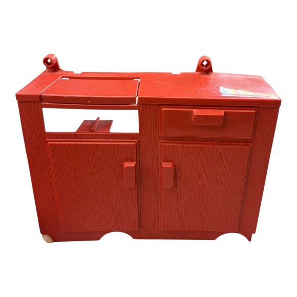 1976 Barbie Eleganza II Camper Van Motor Home Makeup Vanity Cabinet Part Vintage - Picture 4 of 7